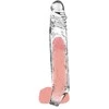 Get Real Extension Sleeve XLarge Transparent - Anatomical Enhancer TPE