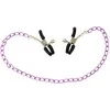 TOYJOY Violetinės spenelių spaustukai grandinės bdsm bondage