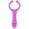 TOYJOY Žiedas-VIBRATINGAS CLIT-STIM C-RING PURPLE