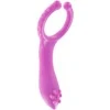 TOYJOY Žiedas-VIBRATINGAS CLIT-STIM C-RING PURPLE