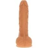 Get Real Aukštyn ir žemyn besisukantis vibruojantis dildo šviesios odos atspalvis