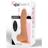 Get Real Aukštyn ir žemyn besisukantis vibruojantis dildo šviesios odos atspalvis