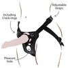Get Real TOYJOY Strap-On Pleasure diržai Juodas