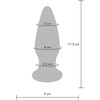 TOYJOY The Shining Vibrating Glass Plug - 5 Modes, Premium Design