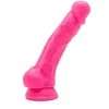 Get Real TOYJOY Dirbtinis dildo su tikroviškomis sėklidėmis, 19 cm