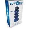 TOYJOY Buttocks The Radiant Vibrating Glass Plug 5 Modes Transparent