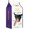 TOYJOY Trumpikės su dildo narys strapon petnešos varpos 18cm