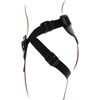 Get Real Deluxe Adjustable Harness Juodas - Universal System, Padded Comfort