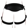 Get Real Deluxe Adjustable Harness Juodas - Universal System, Padded Comfort