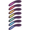 ToyJoy Luminate Vibrating Intimate Device Violetinė LED 7 Modes 17cm