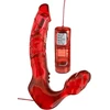 TOYJOY Gelinis dildo su vibracija dvigubam įsiskverbimui