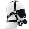 Toyz4Lovers Face Harness with Eye Mask and Bite Total Head Harness Restraint juodas
