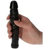 Toyz4Lovers Juoda vingiuotas analinis dildo, atsparus vandeniui 16,5 cm