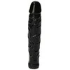 Toyz4Lovers Juoda vingiuotas analinis dildo, atsparus vandeniui 16,5 cm