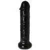 Toyz4Lovers Juoda storas tikroviškas dildo su venomis 28,5 cm