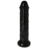 Toyz4Lovers Juoda storas tikroviškas dildo su venomis 28,5 cm