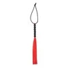 Toyz4Lovers Pejcz-Fringed botagas Keletas Flogger raudona