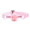 Toyz4Lovers „Knebel-Easy“ kvėpuojantis rutulinis kamštelis (rosa)