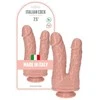 Toyz4Lovers Dvigubas, styguotas, tikroviškas dildo