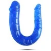 Toyz4Lovers Dvipusis dvipusis makšties analinis dildo, 15 cm