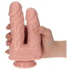 Toyz4Lovers Dvigubas dildo makšties ir išangės stimuliacijai