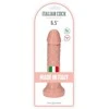 Toyz4Lovers tikroviškas vingiuotas dildo su siurbtuku 16,5 cm