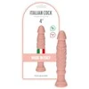 Toyz4Lovers Realistinis kūno spalvos varpas su spiralinėmis gyslomis, 10,5 cm