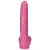 Toyz4Lovers Wielki rožinė penis ogromne dildo su jądrami 30 cm