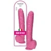 Toyz4Lovers Wielki rožinė penis ogromne dildo su jądrami 30 cm