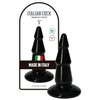 Toyz4Lovers Analinis kištukas juodas silikoninis kištukas 13 cm