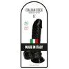 Toyz4Lovers Stringy juoda tikroviškas dildo siurbtukas 16 cm
