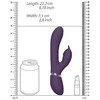 Vive By Shots Aimi Pulse Wave Vibrating Dual Motor Model - Violetinė Silicone, Atsparus vandeniui