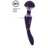 Vive By Shots Vive Shiatsu Flexible Massager Wand Violetinė Rechargeable Dual Motor