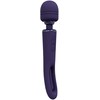 Vive By Shots VIVE Kiku Double-Ended Wand with Flapping Stimulator, Violetinė, Silicone