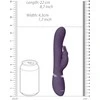 Vive By Shots VIVE045 Dual Pulse-Wave System Rabbit Intimate Device Violetinė