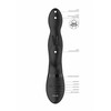 Vive By Shots Niva Rotating Intimate Machine Juodas - 360° Multi-Motor Silicone Device