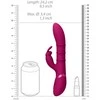 Vive By Shots Rožinė Stimulating Rings, Vibrating G-Spot Rabbit - Rožinė