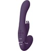 Vive By Shots Suki Strapless Vibrating Intimate System Rabbit Violetinė, 3 Motors, Silicone