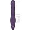 Vive By Shots Suki Strapless Vibrating Intimate System Rabbit Violetinė, 3 Motors, Silicone