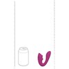 Vive By Shots Rožinė VIVE Yuki Dual Motor Intimate Massager with Beads Rožinė Silicone