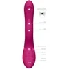 Vive By Shots Aimi Pulse Wave F1 Rabbit Vibrator Rožinė - Triple Motor, Atsparus vandeniui, Silicone