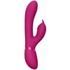 Vive By Shots Aimi Pulse Wave F1 Rabbit Vibrator Rožinė - Triple Motor, Atsparus vandeniui, Silicone