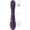 Vive By Shots Cato Pulse G-Spot Rabbit Vibrator Violetinė, 3 Motors, Medical Silicone