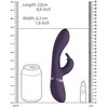 Vive By Shots Cato Pulse G-Spot Rabbit Vibrator Violetinė, 3 Motors, Medical Silicone