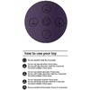 Vive By Shots Nilo Pinpoint Rotating Rabbit Model Violetinė - 3-Motor, Atsparus vandeniui, Medical-Grade Silicone