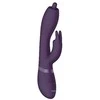 Vive By Shots Nilo Pinpoint Rotating Rabbit Model Violetinė - 3-Motor, Atsparus vandeniui, Medical-Grade Silicone