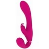 Vive By Shots Rožinė Suki Vibrating Strapless Dual Motor System Rabbit Rožinė Silicone