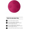 Vive By Shots Rožinė Zosia PulseWave Dual-Motor Wand Rožinė Medical Silicone IPX7
