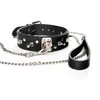 Whips Collections Odinė apykaklė vyrams smeigės bondage bdsm