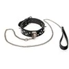 Whips Collections Odinė apykaklė vyrams smeigės bondage bdsm